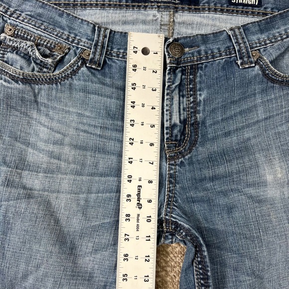 Seven7 Men's Straight Leg Denim Jeans Size 38x32 Pockets‎ Boho Whiskering - Picture 8 of 10